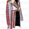 WWE Cody Rhodes White Military Leather Coat