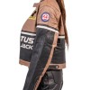 Cactus Jack Brown Leather Jacket
