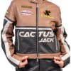 Cactus Jack Brown Leather Jacket