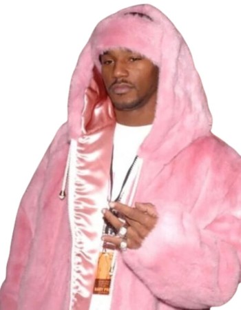 American Rapper Cam Ron Pink Fur Coat