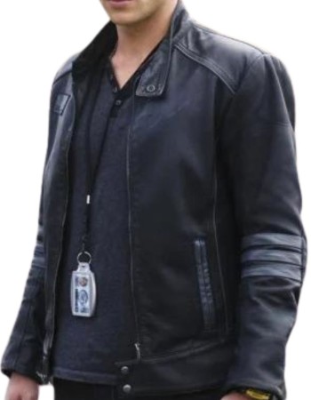Power Rangers Rpm Dan Ewing (Dillon) Leather Jacket