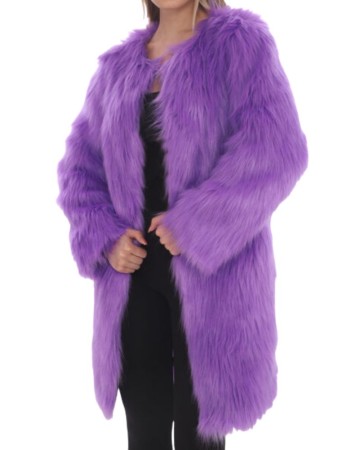 Taylor Swift Purple Fur Coat