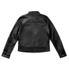 Jessica Alba Women Black Leather Jacket