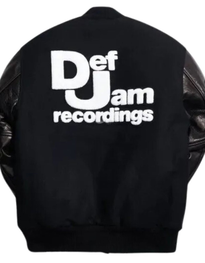Def Jam Recordings Wool Bomber Jacket
