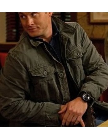 Supernatural S07 Supernatural Dean Winchester Green Jacket