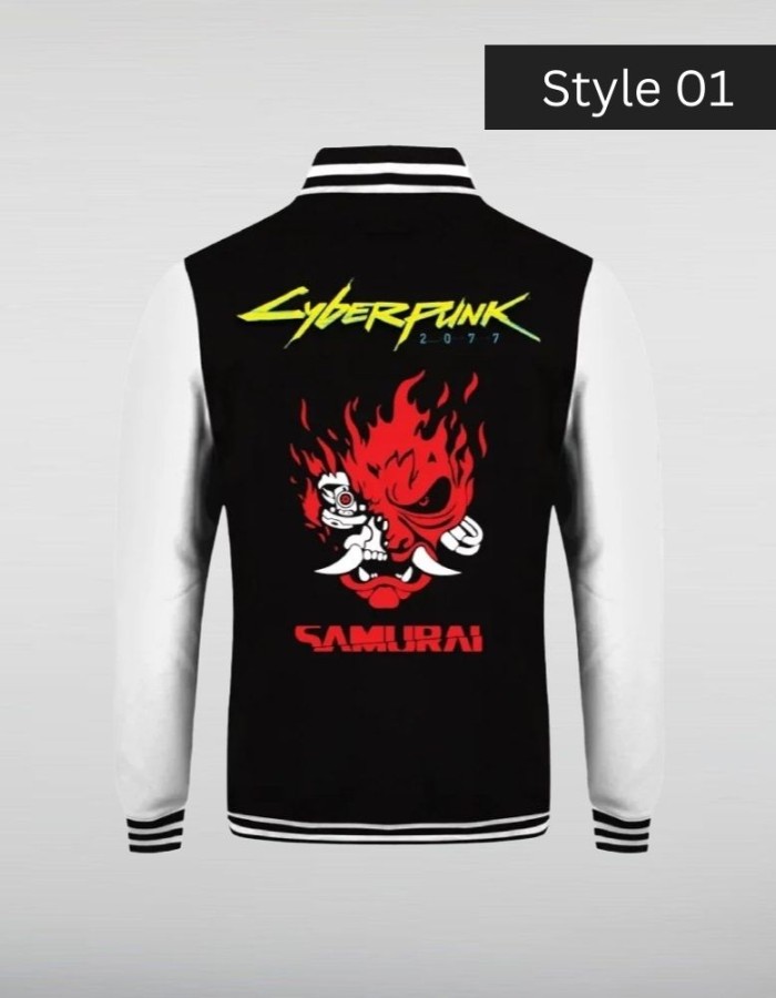 The Cyberpunk 2077 Wool Varsity Jacket