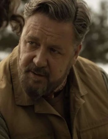 Kraven the Hunter 2024 Russell Crowe Brown Vest