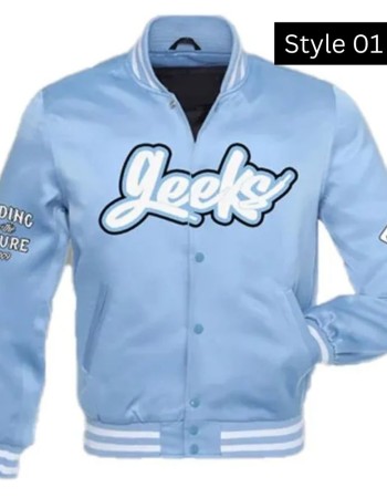 Geeks Retro University Multicolor Varsity Jacket