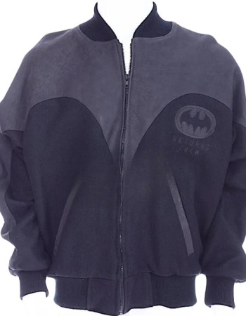Batman Returns Crew Bomber Jacket