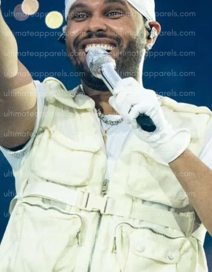 After Hours Til Dawn Tour The Weeknd White Vest