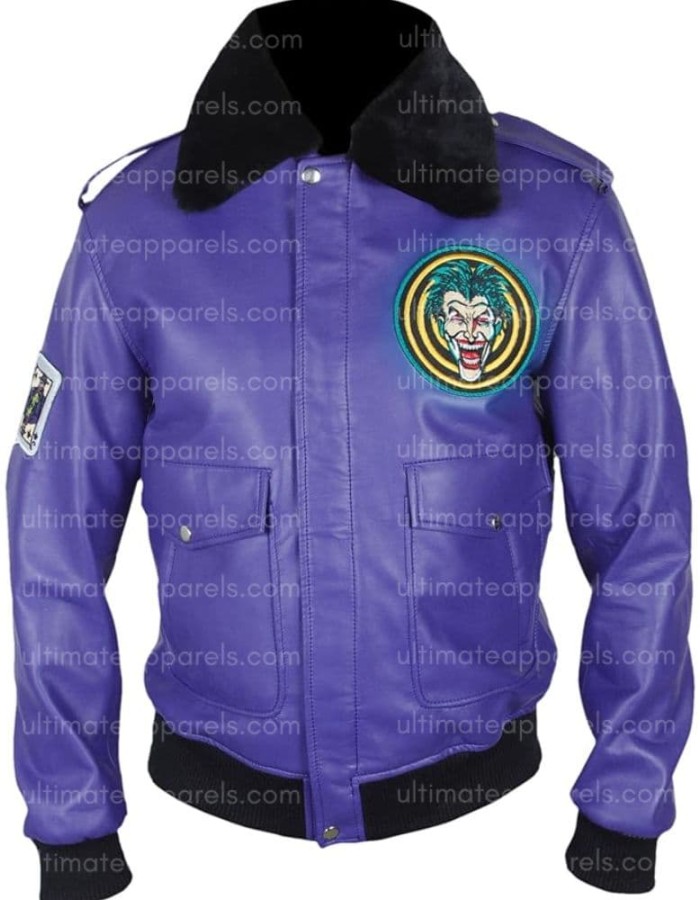 Batman 1989 Bob the Goon Joker Purple Jacket