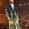 WWE RAW Seth Rollins Golden Peacock Long Coat