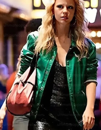 Mia Goth MaXXXine Minx Green Jacket