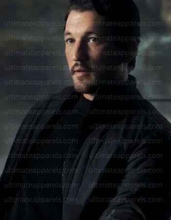 Levi Kane Miles Teller the Gorge 2025 Black Jacket