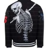 Rod Skull Godspeed Varsity Jacket