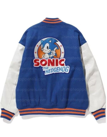 Sonic the Hedgehog Varsity Jacket