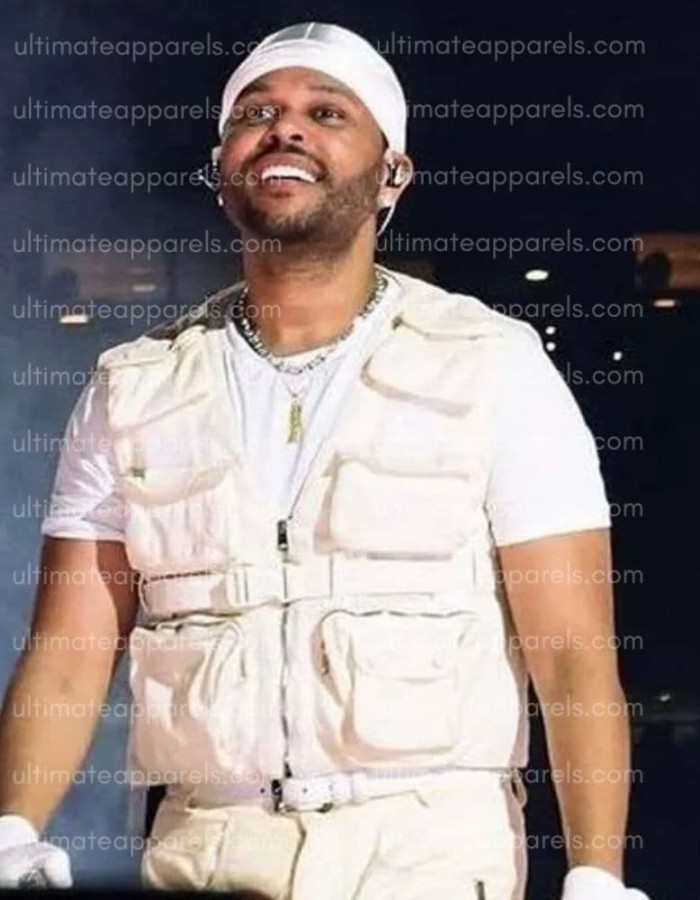 After Hours Til Dawn Tour The Weeknd White Vest