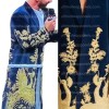 WWE RAW Seth Rollins Golden Peacock Long Coat