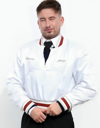 Saltburn Barry Keoghan White Jacket
