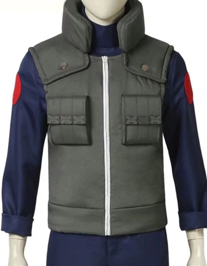 Naruto Shippūden Green Flack Kakashi Hatake Vest