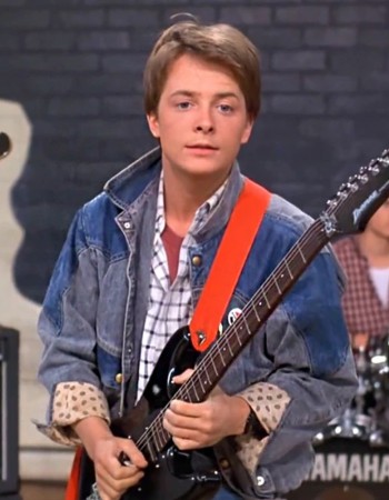 Back To The Future Marty Mcfly Denim Jacket