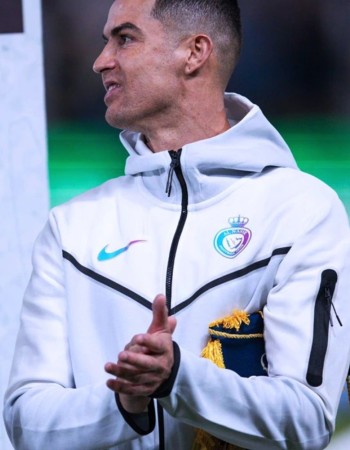 Cristiano Ronaldo Al Nassr Tech Hooded Jacket