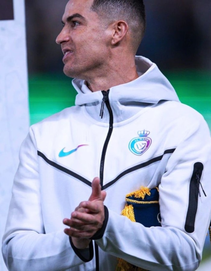 Cristiano Ronaldo Al Nassr Tech Hooded Jacket