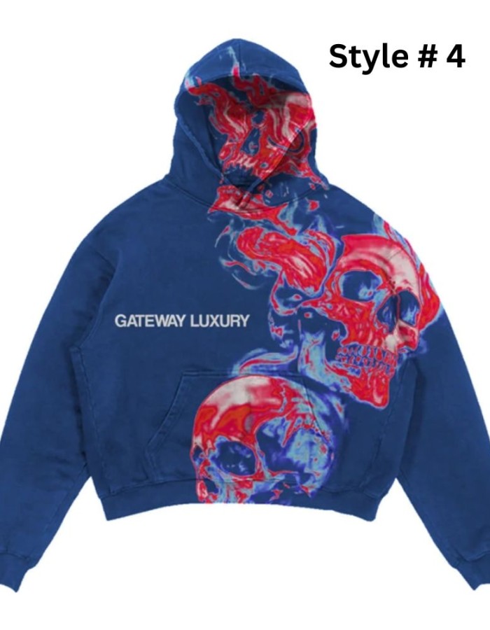 Elevate Style Gateway Luxury Skully Hoodie