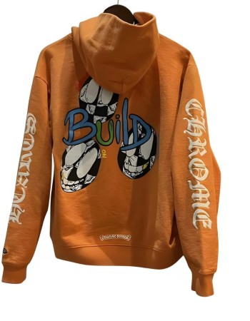 Chrome Hearts Matty Boy Link & Build Orange Hoodie
