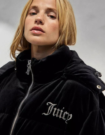 Juicy Couture Rosalia Hooded Puffer Jacket