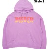 Justin Bieber Pullover Purple Hoodie