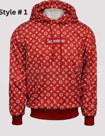 Louis Vuitton x Supreme Monogram Box Logo Hoodie