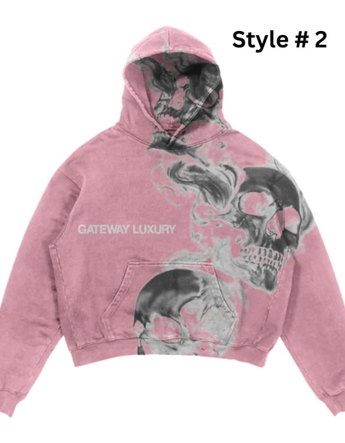 Elevate Style Gateway Luxury Skully Hoodie
