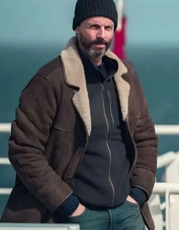 Dept. Q S01 Matthew Goode Leather Coat