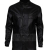TERMINATOR DARK FATE ARNOLD SCHWARZENEGGER BLACK LEATHER JACKET