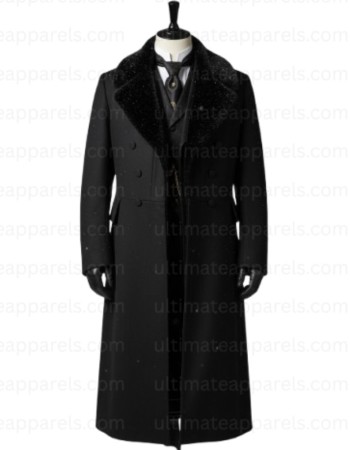 House of Guinness Anthony Boyle Black Coat