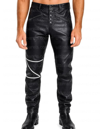 The Crow Movie Leather Costume Pant