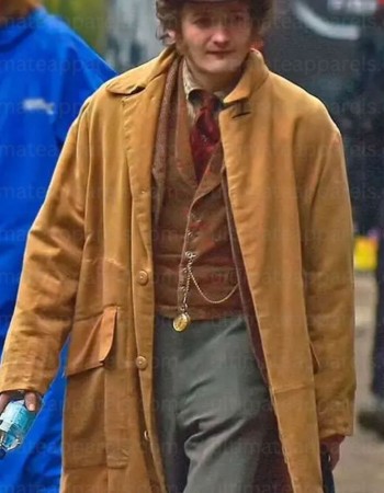 Jack Gleeson House of Guinness Brown Trench Coat