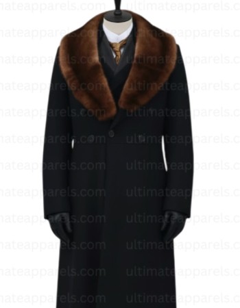 House of Guinness Louis Partridge Black Coat