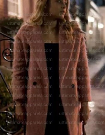 Josephine Langford After Ever Happy 2022 Tessa Pink Coat