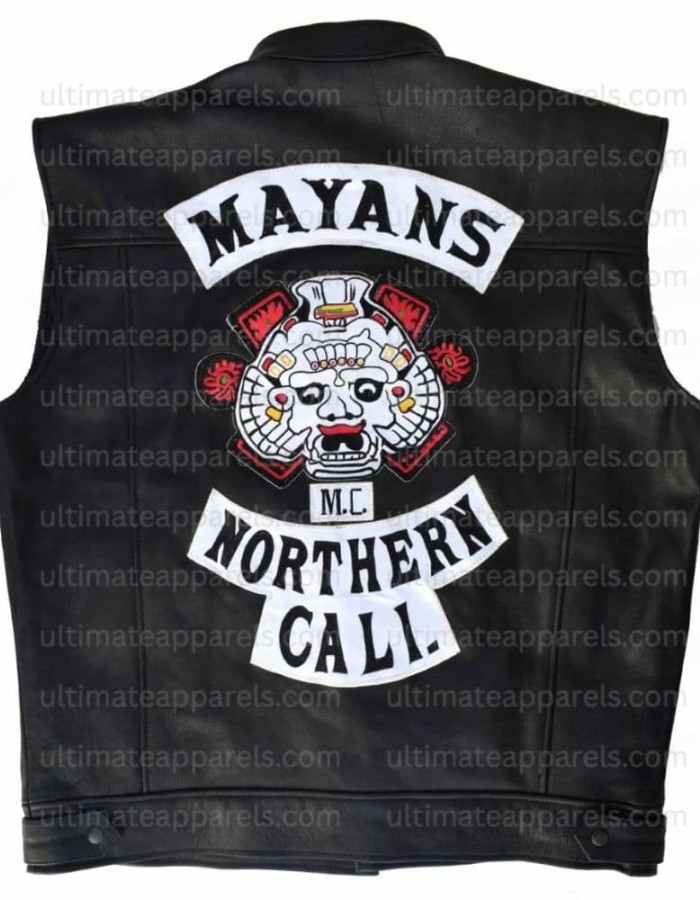 Jd Pardo Ezekiel Reyes Mayans M.C Leather Vest 