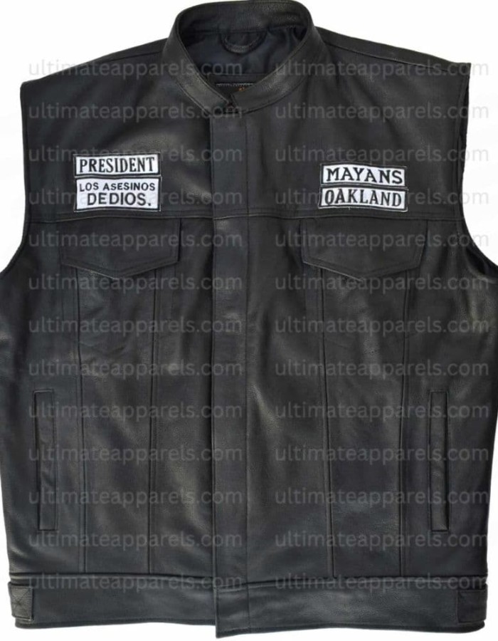 Jd Pardo Ezekiel Reyes Mayans M.C Leather Vest 