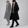 Attack on Titan Eren Yeager Black Hooded Coat