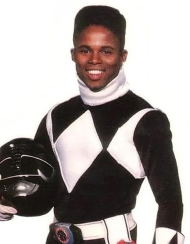 Mighty Morphin Power Rangers Black Ranger Leather Jacket