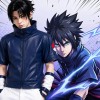 Naruto Sasuke Uchiha Short Sleeve Jacket