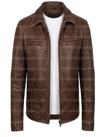 Steve Rogers Captain America Brown Leather Jacket