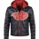 NARUTO AKATSUKI ITACHI UCHIHA BLACK HOODED LEATHER JACKET