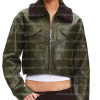 Shrinking S03 Isabella Gomez Marisol Leather Jacket