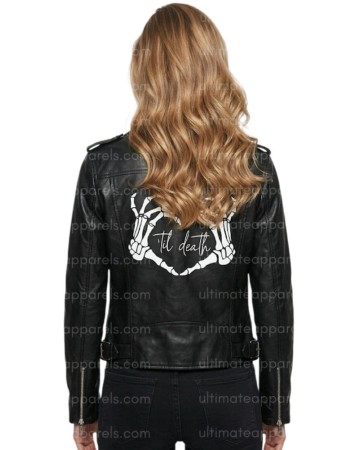 Couple Combo Till Death Leather Jacket Bridal Gift