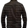 Bruce Willis Brown Distressed Leather Jacket